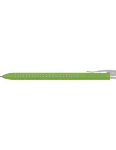 Penne a sfera a scatto Faber-Castell Grip 2022 tratto M verde chiaro 544666 Faber Castell - 1
