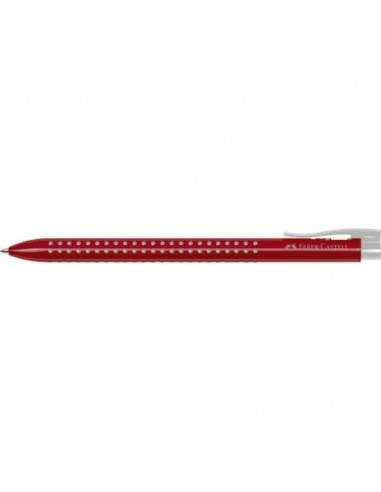 Penne a sfera a scatto Faber-Castell Grip 2022 tratto M rossa 544621 Faber Castell - 1