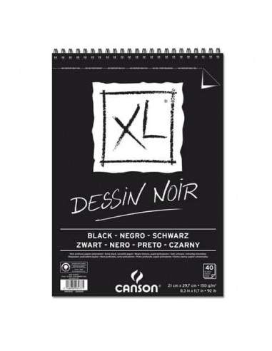 Conf. da 5 Album spiralato CANSON XL Black nero 150 g/m² 40 fogli A4 C400039086 Canson - 1