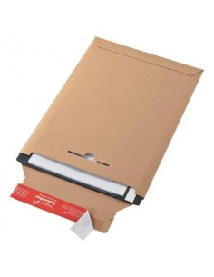Busta rigida per spedizioni ColomPac in cartone ondulato f.to 24x31,5 cm avana conf. da 20 - CP 014.03 Colompac - 1