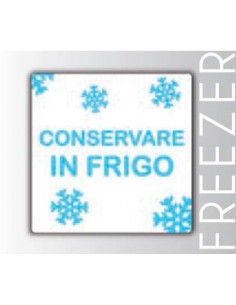 Rt. 500 Etichette Antitaccheggio - f.to 40x40 mm - disat. - 8,20MHz - Conservare in frigo neve - FREEZER (ordine minimo 4 rt.)   2