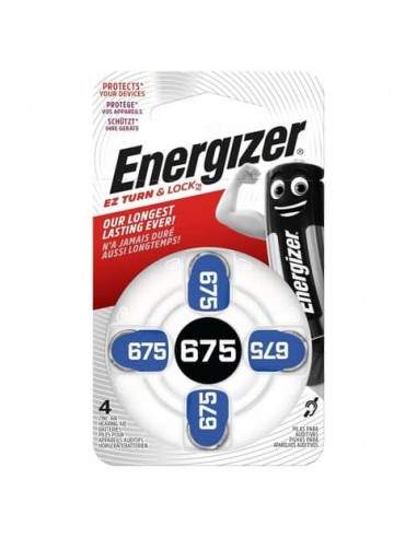 Batterie a bottone ENERGIZER 675  conf. da 4 - E001082205 Energizer - 1