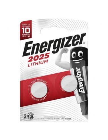 Batterie al litio a bottone ENERGIZER CR2025 conf. da 2 - E301021503 Energizer - 1