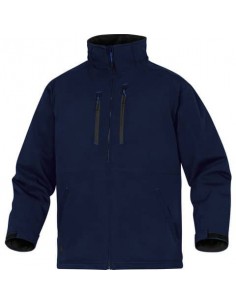 Giacca da lavoro Delta Plus Parka Milton 2 chiusura con zip impermeabile - 6 tasche - poliestere blu XL - MILT2BMXG Delta Plus -