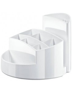 Portapenne RONDO HAN in polistirolo con 9 scomparti bianco 17460-12 HAN - 1