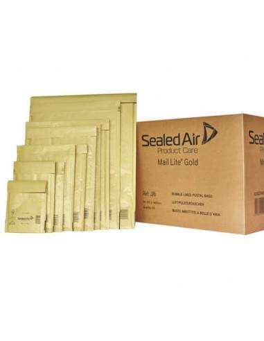 Buste imbottite Mail Lite® Gold G 24x33 cm Avana conf. 50 pezzi - 103027406 SafeScan - 1