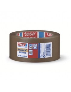 Nastri adesivi per la spedizione tesa tesapack® 4100 PVC goffrato 50mm x 66m marrone - 04100-00228-00 Tesa - 1