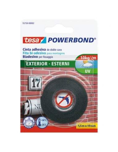 Nastro biadesivo tesa Powerbond® per Esterni 19 mm x 1,5 m bianco 55750-00002-03 Tesa - 1
