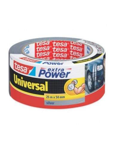 Nastro adesivo in tela tesa Extra Power Universal grigio 50 mm x 25 m 56388-00000-12 Tesa - 1