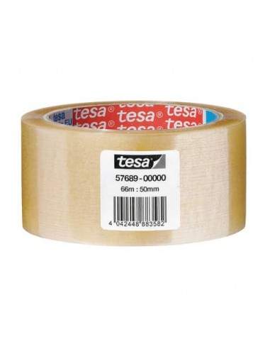 Nastri adesivi per la spedizione tesa acrilico 50 mm x 66 m trasparente 57689-00000-00 Tesa - 1