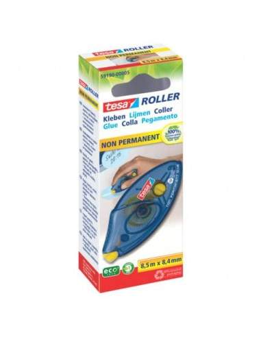 Colle roller tesa non permanente monouso ecoLogo® per cartone, foto, plastica o vetro trasparente - 59190-00005-03 Tesa - 1