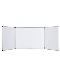 Lavagne cancellabili Bi-office Maya Trio pieghevole magnetica bianca smaltata 120X90 cm. bianco - TR02030207170 Bi-Office - 1