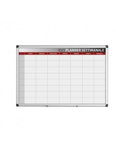 Planning Bi-office settimanale magnetico bianco 90x60 cm. bianco GA03266170 Bi-Office - 1