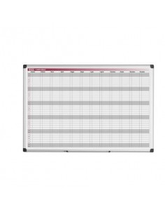 Planning magnetico annuale Bi-office 90x60 cm bianco GA03268170 Bi-Office - 1