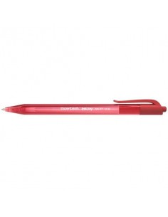 Penna a sfera a scatto Paper Mate Inkjoy 100 RT ULV M 1 mm rosso S0957050  - 1