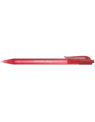 Penna a sfera a scatto Paper Mate Inkjoy 100 RT ULV M 1 mm rosso S0957050  - 1