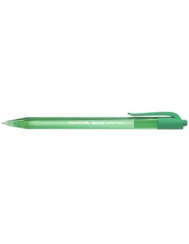 Penna a sfera a scatto Paper Mate Inkjoy 100 RT ULV M 1 mm verde S0957060  - 1