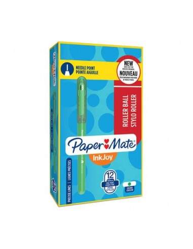 Roller Paper Mate InkJoy Liquid stick Needle F 0,5 mm verde 1986309  - 1