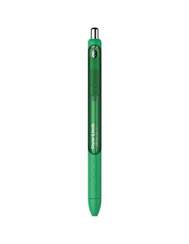 Penna a scatto Paper Mate InkJoy Gel RT 0,7 mm verde 1957055  - 1