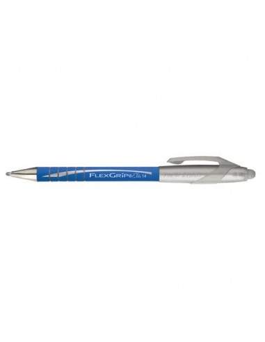 Penna a sfera a scatto Paper Mate Flexgrip Elite L 1,4 mm blu S0767610  - 1
