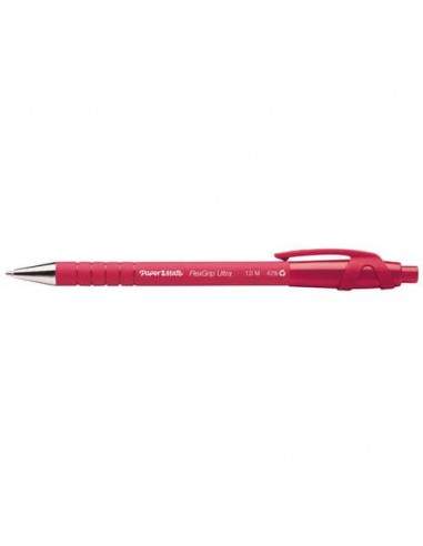 Penna a sfera a scatto Paper Mate Flexgrip Ultra M 1,0 mm rosso S0190413  - 1