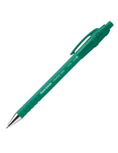 Penna a sfera a scatto Paper Mate Flexgrip Ultra M 1,0 mm verde S0190453  - 1