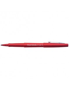 Penna punta fibra Paper Mate Flair/Nylon M 1,1 mm rosso S0190993  - 1