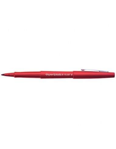 Penna punta fibra Paper Mate Flair/Nylon M 1,1 mm rosso S0190993  - 1