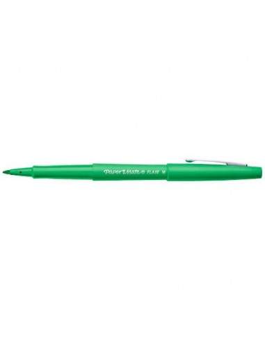Penna punta fibra Paper Mate Flair/Nylon M 1,1 mm verde S0191033  - 1