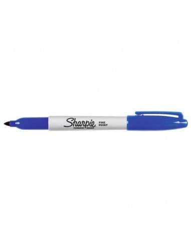 Marcatore permanente Sharpie Fine punta conica 1 mm blu S0810950 Sharpie - 1