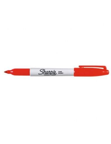 Marcatore permanente Sharpie Fine punta conica 1 mm rosso S0810940 Sharpie - 1