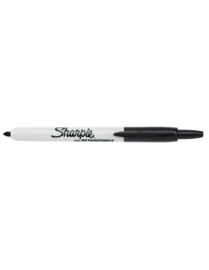 Marcatore permanente Sharpie RT a scatto F a punta conica 1 mm nero S0810840 Sharpie - 1
