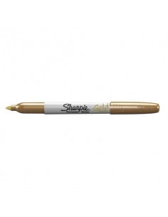 Marcatore permanente Sharpie Metallic F punta conica 3 mm oro 1891062 Sharpie - 1