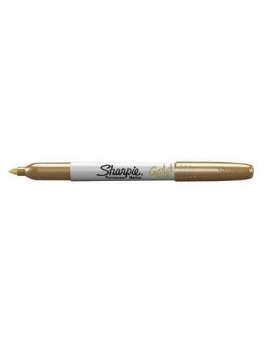 Marcatore permanente Sharpie Metallic F punta conica 3 mm oro 1891062 Sharpie - 1