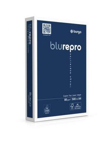 Carta per fotocopie A4 Burgo Repro Blu A4 - Premium Quality 80 gr. bianca Risma 500 fogli - 8142 Burgo - 1