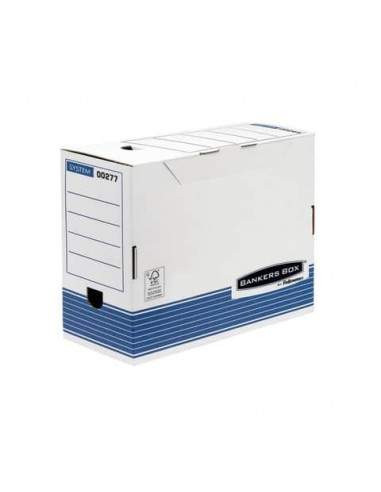 Scatola archivio BANKERS BOX Box System 32,7x26,5 cm dorso 15 cm 0027701 Burgo - 1