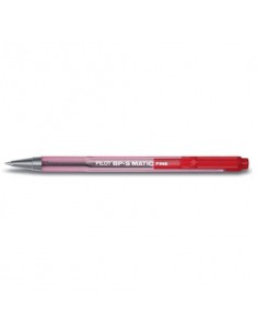 Penna a sfera a scatto Pilot BPS Matic punta fine 0,7 mm rosso 001627 Pilot - 1