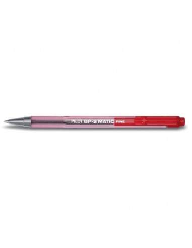 Penna a sfera a scatto Pilot BPS Matic punta fine 0,7 mm rosso 001627 Pilot - 1