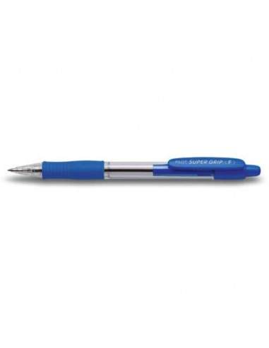 Penna a sfera a scatto Pilot Super Grip 0,7 mm blu 001532 Pilot - 1