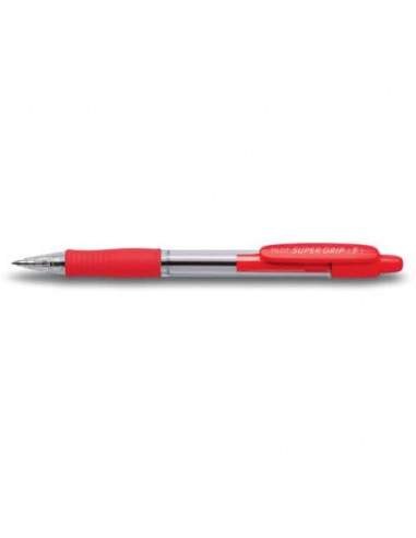 Penna a sfera a scatto Pilot Super Grip 0,7 mm rosso 001533 Pilot - 1