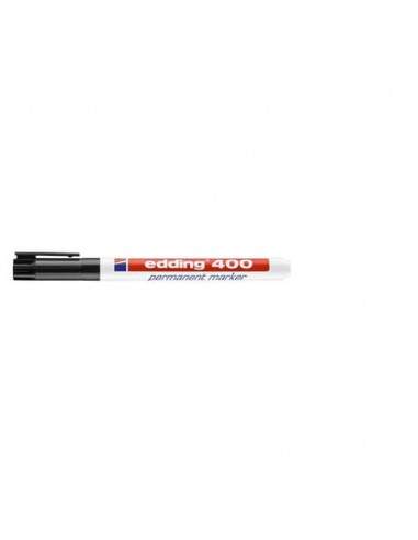 Marcatore permanente edding 400 punta conica 1 mm nero 4-400001 Edding - 1