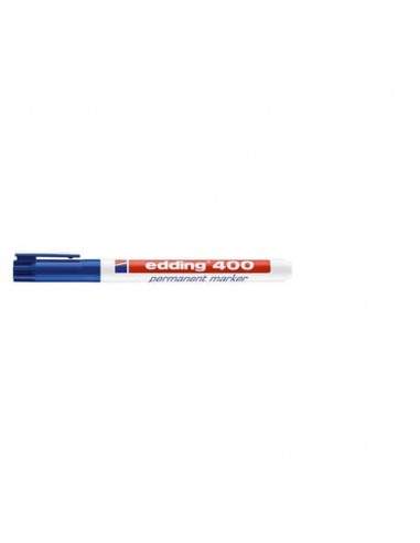 Marcatore permanente edding 400 punta conica 1 mm blu 4-400003 Edding - 1