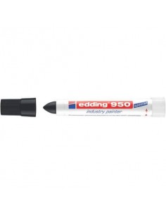 Marcatore a cera edding 950 punta conica 10 mm nero 4-950001 Edding - 1