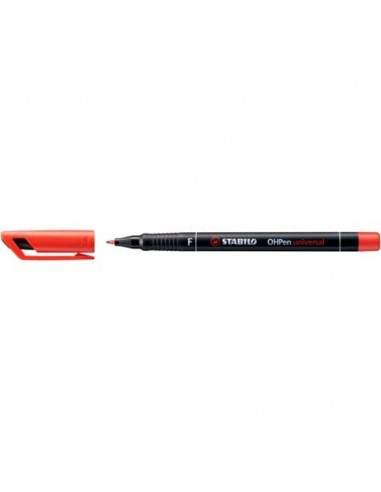 Penna Stabilo OHPen universal Fine (F) 0,7 mm rosso 842/40 Stabilo - 1