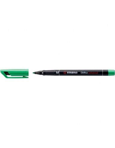 Penna Stabilo OHPen universal Medio (M) 1 mm verde 843/36 Stabilo - 1