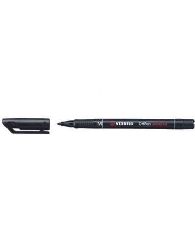 Penna Stabilo OHPen universal Medio (M) 1 mm nero 843/46 Stabilo - 1