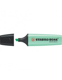 Evidenziatore Stabilo Boss Original Pastel 2-5 mm verde menta 70/116 Stabilo - 1