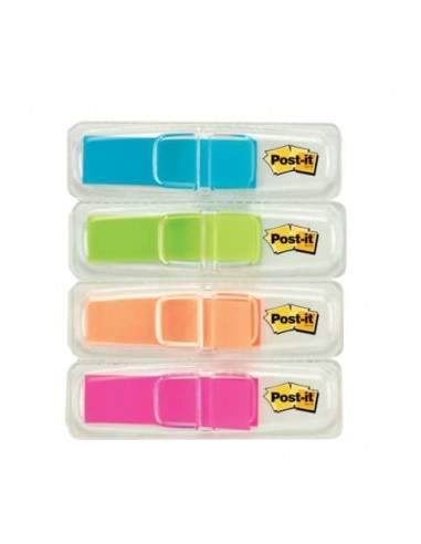 Segnapagina removibili Post-it® Index Mini con dispenser limone, viola, rosa, turchese 4 conf. da 35 - 683-4ABXEU Post-It - 1