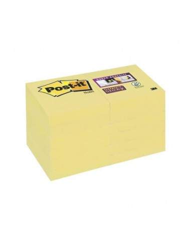 Foglietti riposizionabili Post-it® Super Sticky 51x51 mm Giallo Canary™ 622-12SSCY-EU Post-It - 1