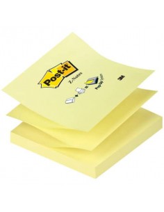 Foglietti riposizionabili classici Post-it® Ricarica Z-Notes Giallo Canary™ blocchetto da 100 ff - R330 Post-It - 1